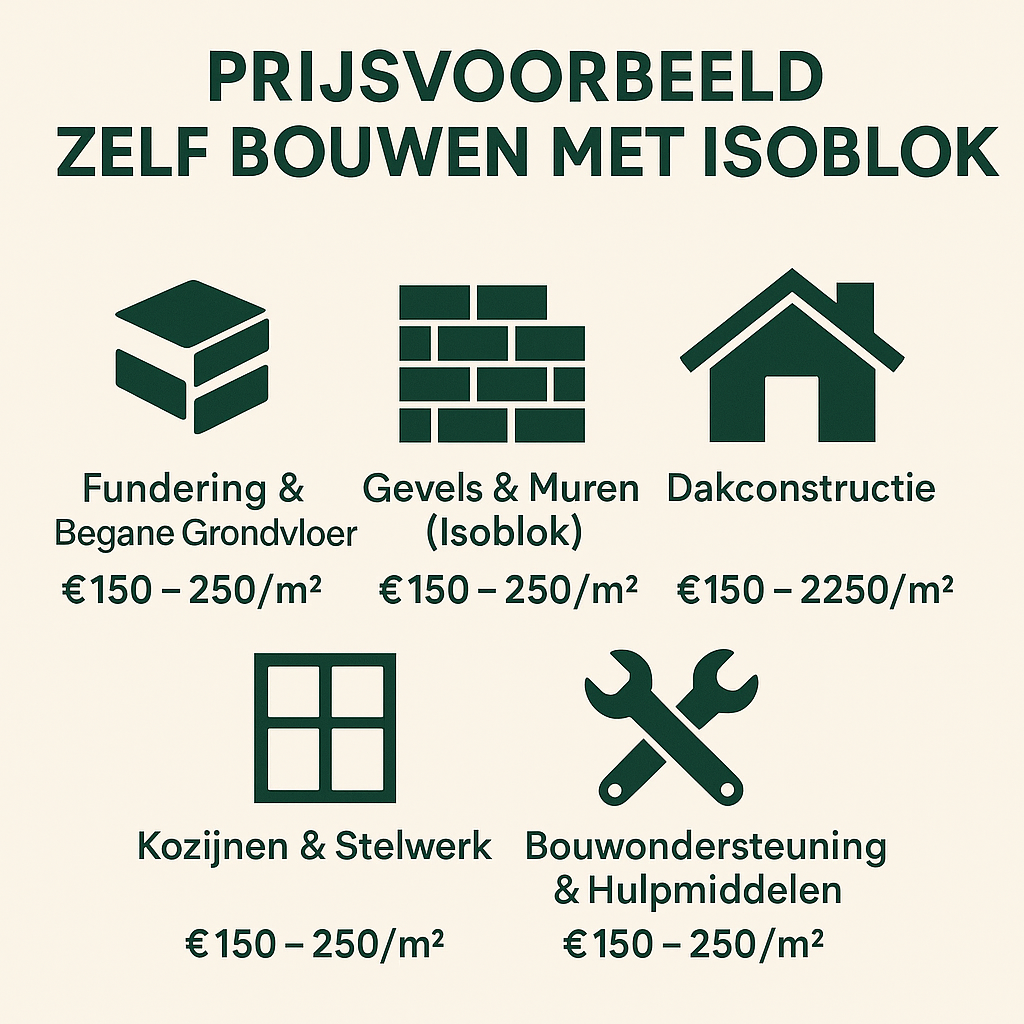 zelf een huis bouwen kosten