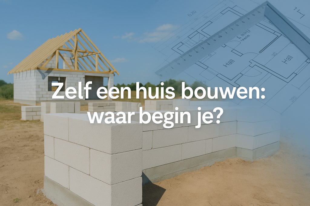 zelf een huis bouwen, waar begin je