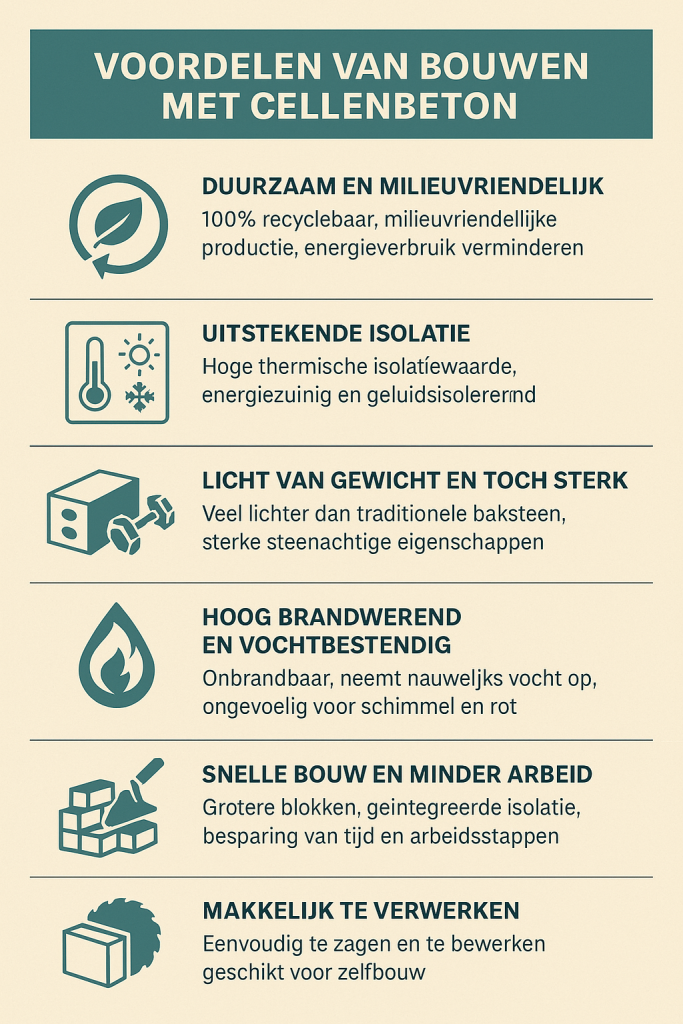 voordelen bouwen met cellenbeton